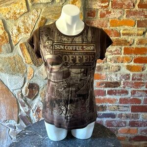 Blue canyon, Coffee Enthusiest special! Large, Womens, Comfort, Casual, Brown